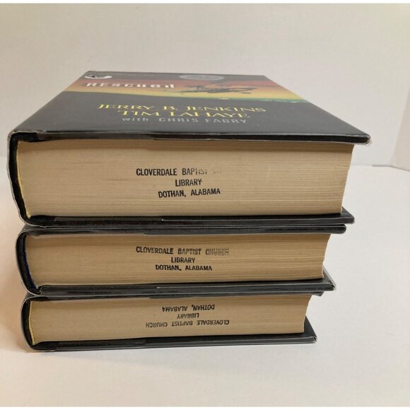 Left Behind The Young Trib Force Books 4,5,6  Pub Rescued Stung Frantic HC - Picture 4 of 5